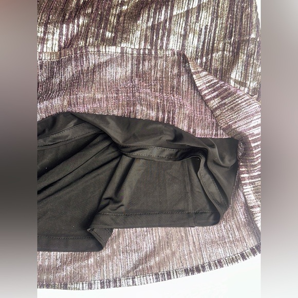 Lilly Pulitzer Parigi Elbow Sleeve Maxi DRESS Metallic Rope Berry Crinkle Size L - Picture 11 of 13